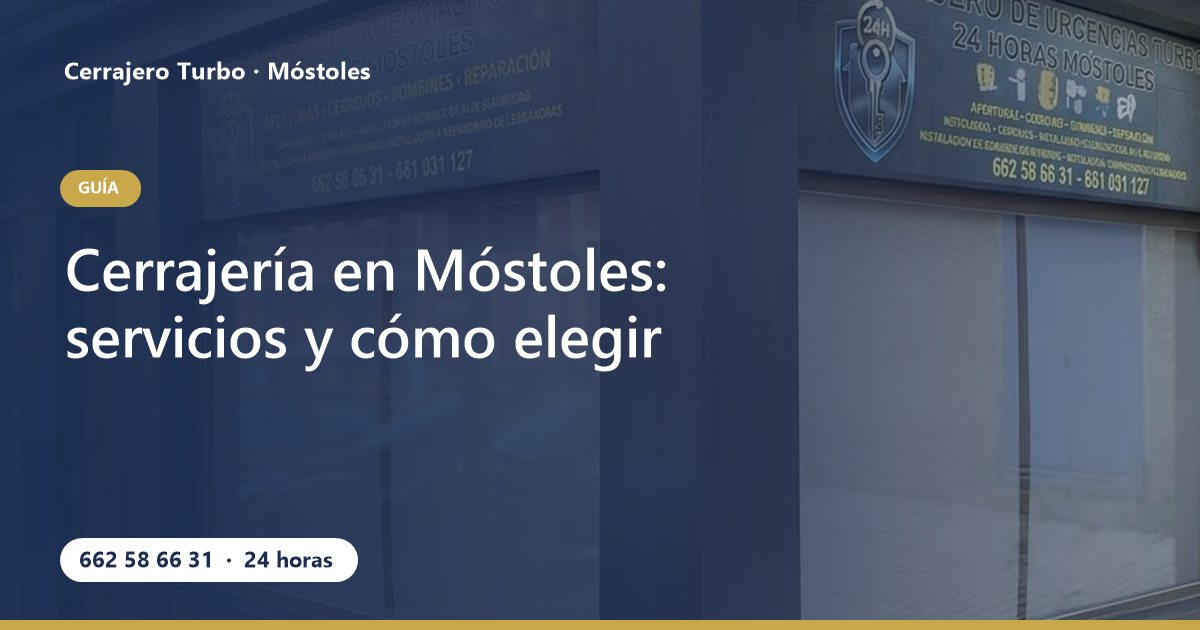 Cerrajería en Móstoles: servicios y cómo elegir cerrajero
